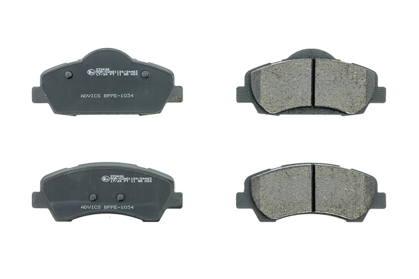 Jeu de 4 plaquettes de frein AISIN ref. BPPE-1034